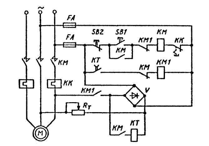 §2.5. пуск, реверсирование и торможение асинхронных двигателей