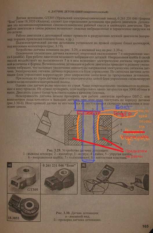 Неисправность датчика детонации: признаки, причины, последствия