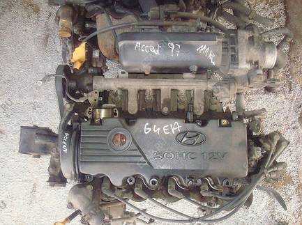 ﻿Двигатель Hyundai G4EB Двигатели от корейской фирмы Хёндай широко известны не только в стране, но и за её пределами Один из моторов G4EB выпускался в