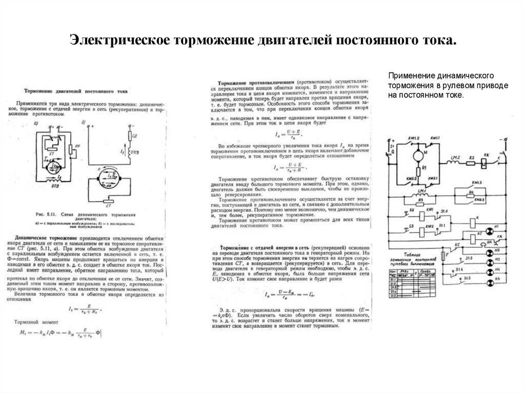 Электрический тормоз двигателя. Электрический двигатель постоянного тока с тормозом. Схема динамического торможения ДПТ. Торможение мотора постоянного тока. Схема динамического торможения постоянного тока.