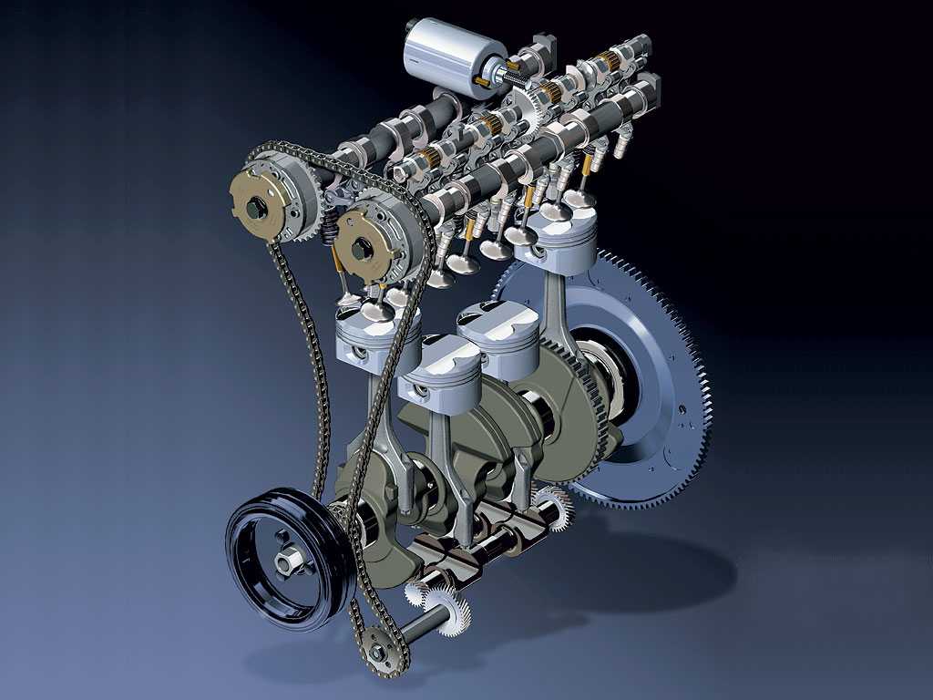 Двигатель с верхним распредвалом дизайн а также составные части