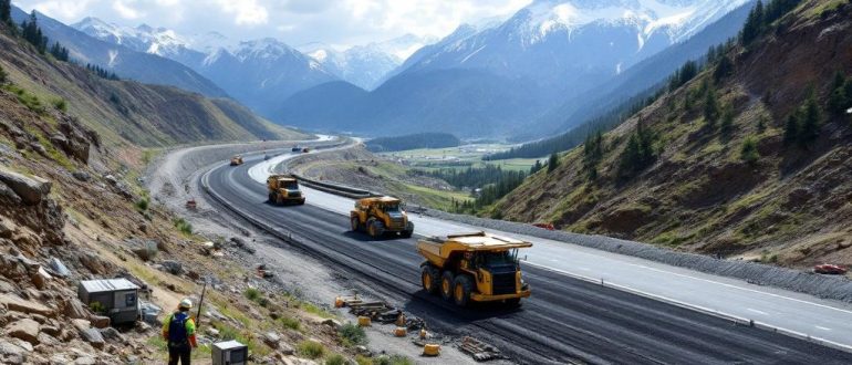 Строительство дорог в сложных геологических и климатических условиях: Инженерные решения