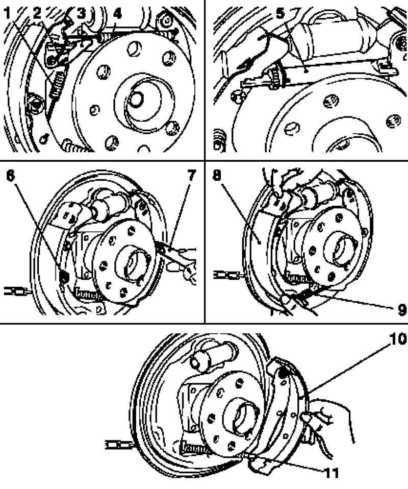 Замена переднего тормозного диска и тормозных колодок (для применения на моделе opel vectra c)