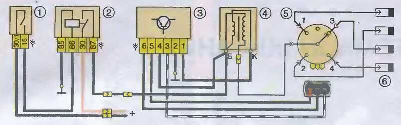 Схема зажигания ваз 2121