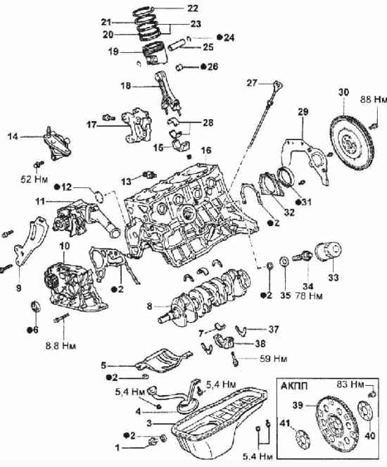 Двигатель 4s-fe: замена ремня грм, натяжного и обводного роликов