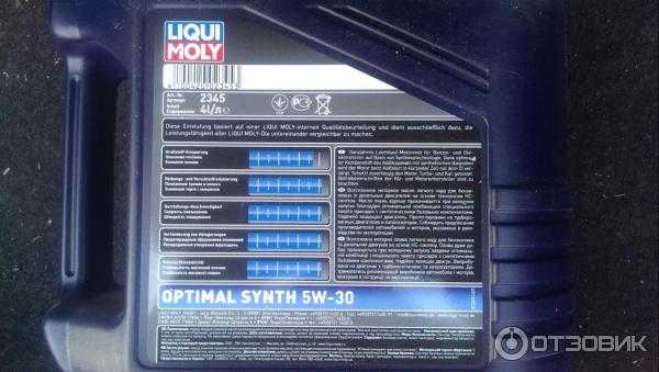 Характеристика и особенности моторного масла liqui moly 5w-40