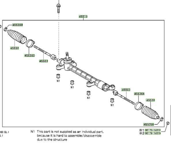 🏁подробная инструкция по замене и ремонту рулевой рейки на авто toyota corolla 120