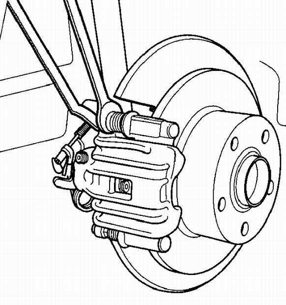 Замена заднего тормозного диска и тормозных колодок (для применения на моделе vw touareg)