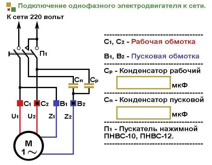 Как подключить двигатель на 220. Схема включения однофазного асинхронного двигателя 220в. Электродвигатель 220в асинхронный однофазный схема. Схема подключения трёхфазного электрического мотора. Схема подключения асинхронного двигателя 220в с конденсатором.