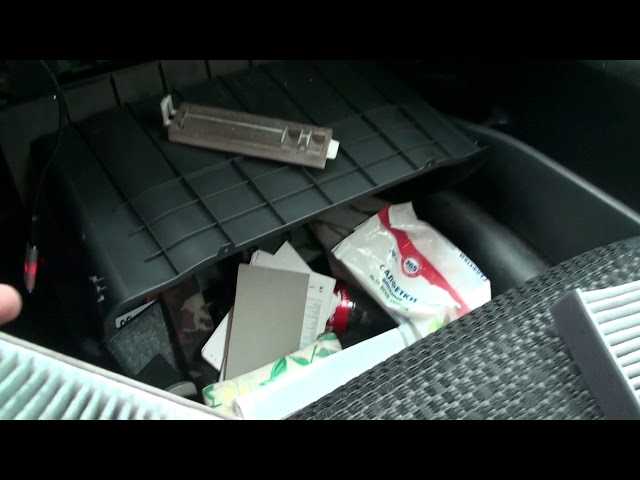 Замена салонного фильтра honda cr-v в картинках