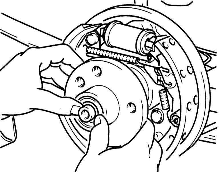 Замена заднего тормозного диска и тормозных колодок (для применения на моделе opel vectra c)