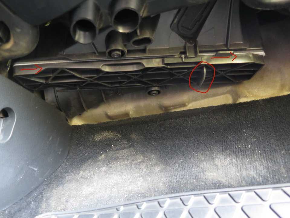 Замена салонного фильтра volkswagen passat