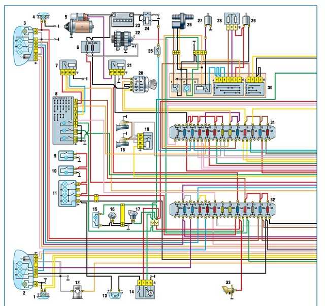 Схема электрооборудования газель с змз-406, 405, умз-4216, 4215