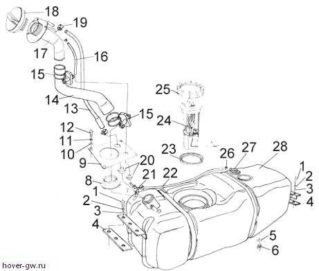 Топливный фильтр great wall hover h5 / haval h5 с 2010 года