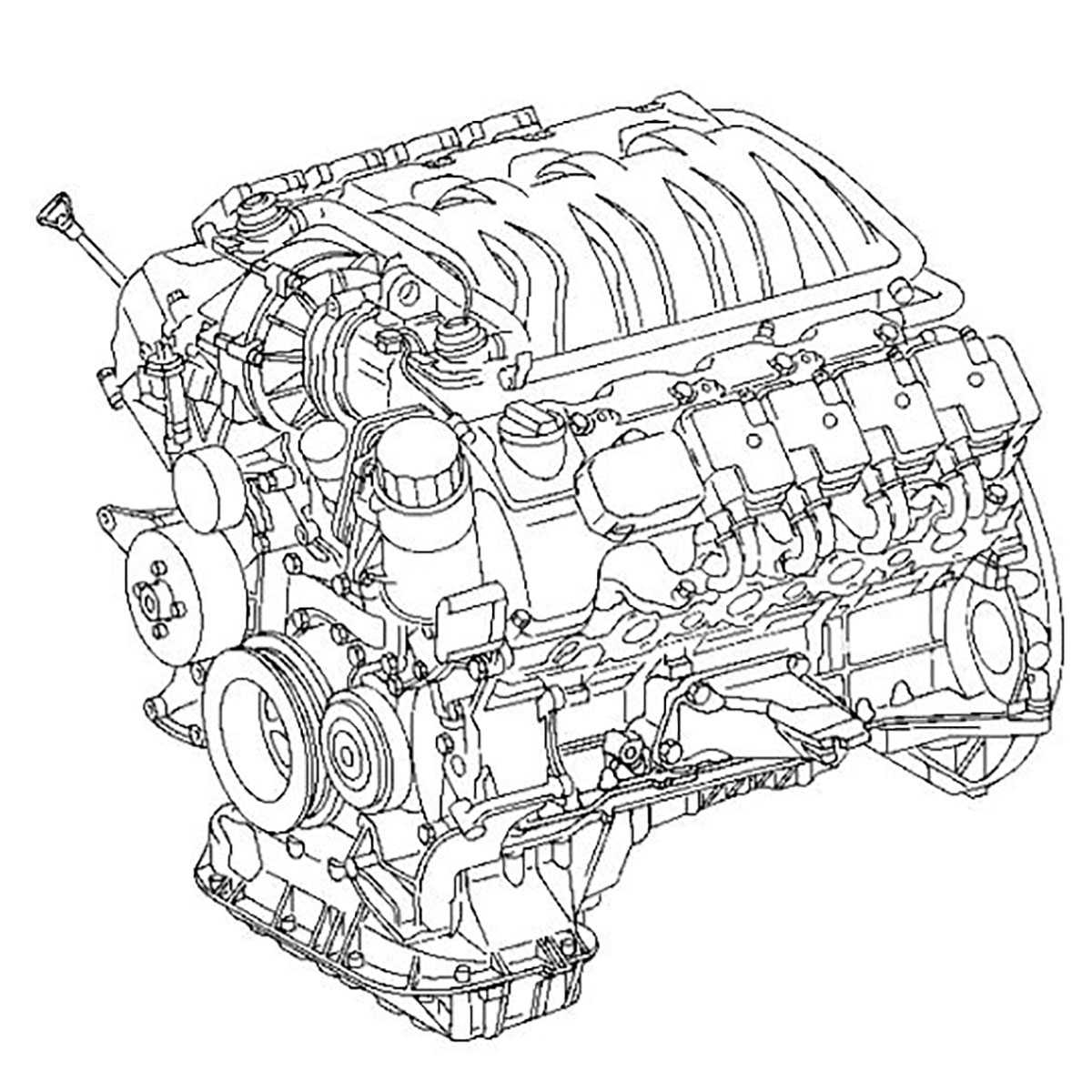 Схема двигателя m112