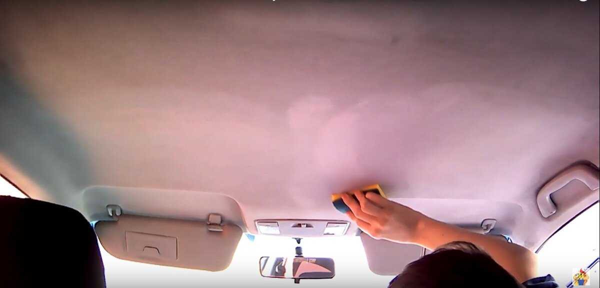 Рекомендации и советы, чем почистить потолок в машине