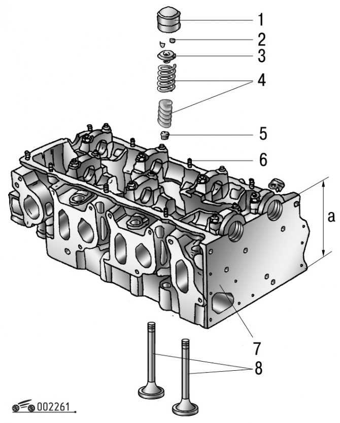 Устройство гбц ваз 2112 16 клапанов схема
