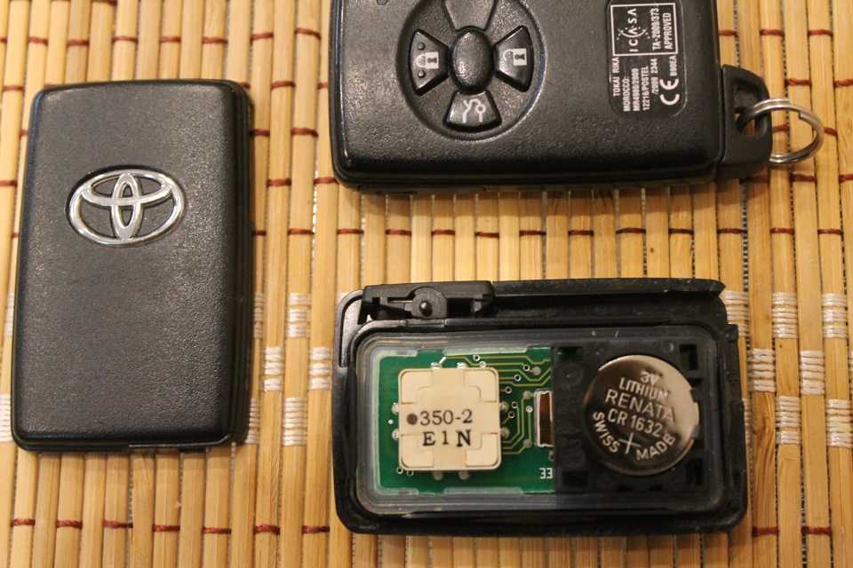 Замена батарейки в ключе тойота камри - автоклуб toyota