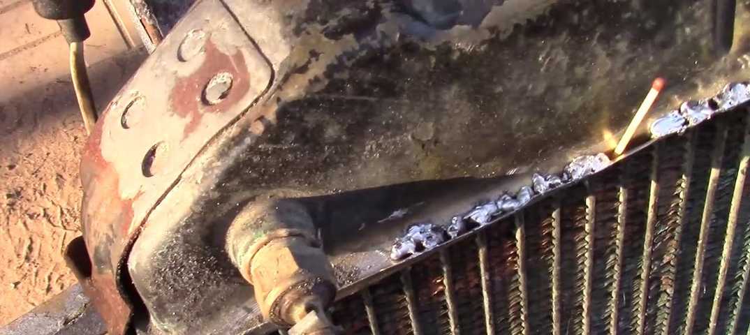 Пайка алюминиевого радиатора автомобиля оловом своими руками