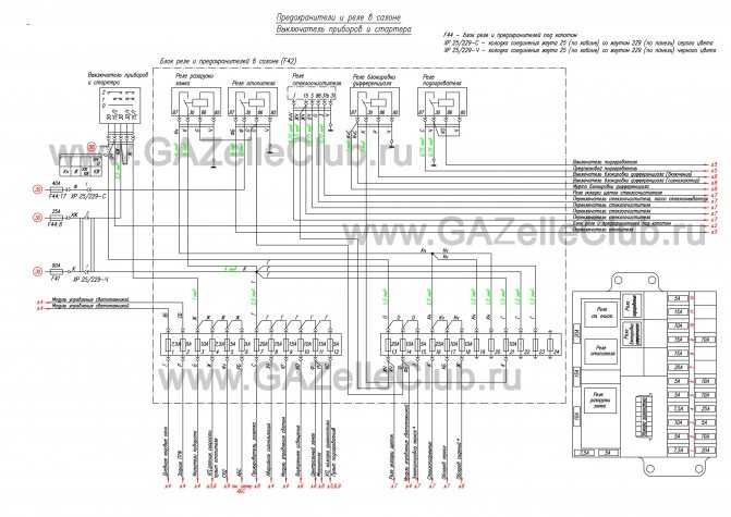 Электросхема эсуд уаз-4213/4216.10 евро-3, контроллер микас 10.3