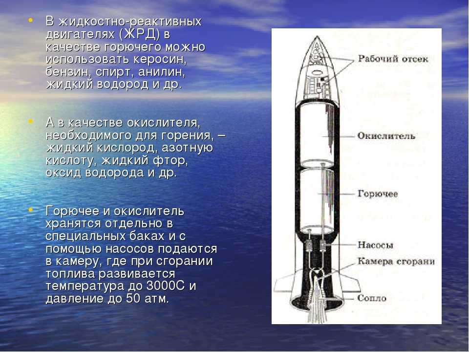 Штехер м. с. - топлива и рабочие тела ракетных двигателей