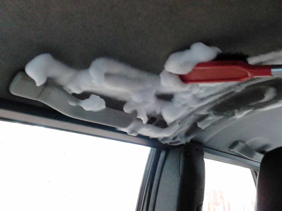 Как очистить потолок в машине своими руками