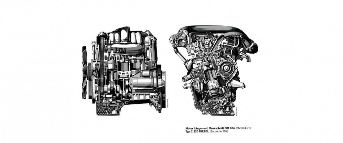 Как собрать двигатель мерседес
