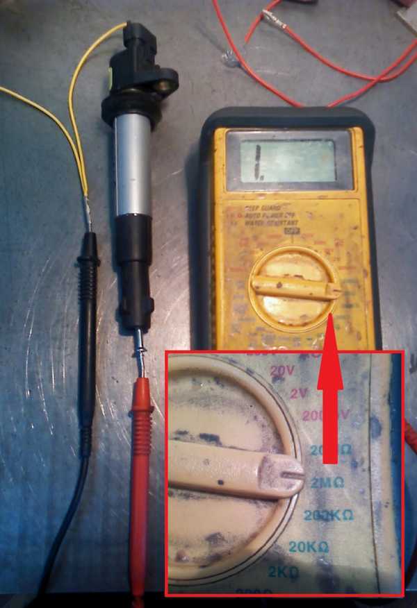 Проверка катушки зажигания бензопилы мультиметром